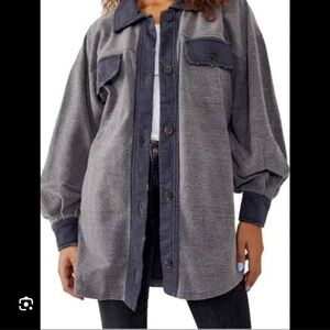 Free People Blue/Grey Ruby Jacket